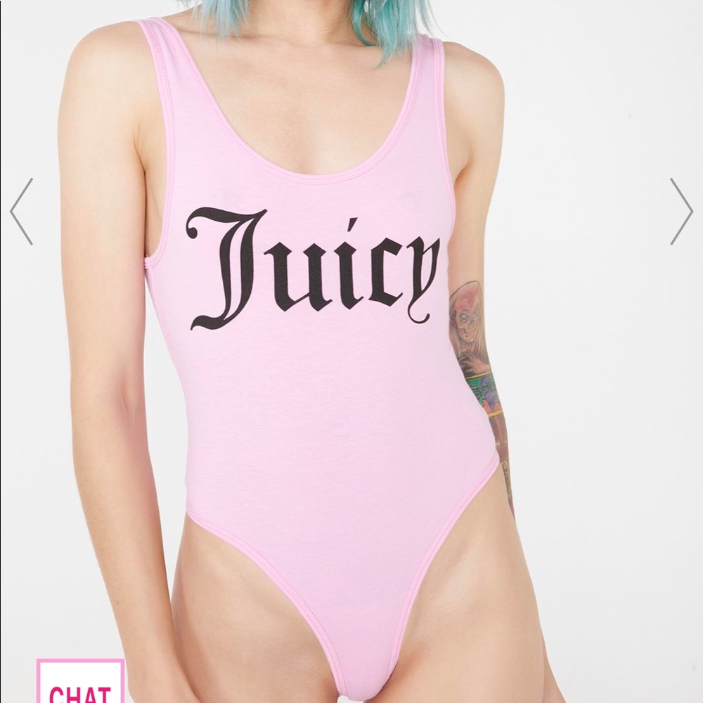 Dolls kill juicy couture scoop bodysuit swimsuit